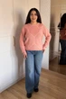 Светр INEDIT 10622 Pudra ONE SIZE - изображение 6