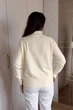 Светр INEDIT 10619 Latte ONE SIZE - зображення 3
