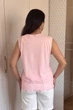 Футболка INEDIT 50052 Pudra ONE SIZE - зображення 3