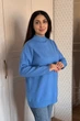 Светр INEDIT 10628 Blue ONE SIZE - изображение 2