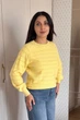 Светр INEDIT 10621 Yellow ONE SIZE - зображення 2