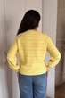 Светр INEDIT 10621 Yellow ONE SIZE - зображення 3