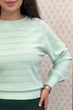 Светр INEDIT 10621 Light-Green ONE SIZE - изображение 3