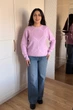 Светр INEDIT 10622 Lavender ONE SIZE - изображение 6