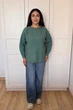 Светр INEDIT 10612 Green-Sea ONE SIZE - зображення 7