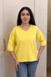 Светр INEDIT 10852 Yellow ONE SIZE - зображення 1