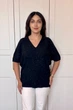 Светр INEDIT 10856 Black ONE SIZE - изображение 1