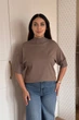 Светр INEDIT 10857 Capucino ONE SIZE - изображение 1