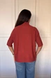 Светр INEDIT 10847 Wine ONE SIZE - изображение 3