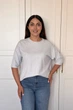 Светр INEDIT 10850-1 Light-Grey ONE SIZE - изображение 1