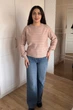Светр INEDIT 10621 Beige ONE SIZE - изображение 5