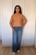 Светр INEDIT 10847 Caramel ONE SIZE - изображение 5