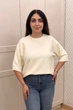 Светр INEDIT 10860 Latte ONE SIZE - изображение 5