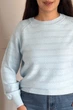Светр INEDIT 10621 Light-Blue ONE SIZE - изображение 4