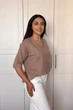 Светр INEDIT 10852 Beige ONE SIZE - изображение 2