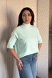 Светр INEDIT 10847 Light-Green ONE SIZE - изображение 2
