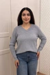 Светр INEDIT 10627 Grey ONE SIZE - изображение 4