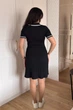 Сукня INEDIT 30021 Black ONE SIZE - изображение 3