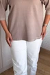 Светр INEDIT 10858 Beige ONE SIZE - зображення 6