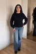 Светр INEDIT 10621 Black ONE SIZE - изображение 5
