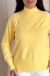 Светр INEDIT 10619 Yellow ONE SIZE - зображення 4