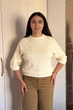 Светр INEDIT 10609 Ivory ONE SIZE - изображение 1