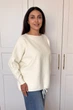 Светр INEDIT 10612 Latte ONE SIZE - зображення 2