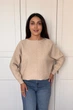 Светр INEDIT 10612 Beige ONE SIZE - зображення 1