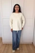 Светр INEDIT 10612 Latte ONE SIZE - зображення 7