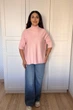Светр INEDIT 10847 Pink ONE SIZE - изображение 4