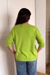 Светр INEDIT 10845 Pistachio ONE SIZE - изображение 3