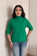 Светр INEDIT 10867 Green ONE SIZE - зображення 1