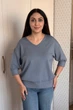 Светр INEDIT 10865 Grey ONE SIZE - изображение 1