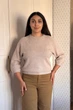 Светр INEDIT 10609 Beige ONE SIZE - зображення 1