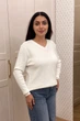 Светр INEDIT 10627 White ONE SIZE - изображение 2
