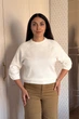 Светр INEDIT 10609 White ONE SIZE - изображение 1