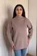Светр INEDIT 10628 Mokko ONE SIZE - изображение 1