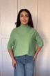 Светр INEDIT 10847 Avocado ONE SIZE - изображение 1