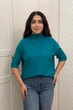 Светр INEDIT 10847 Emerald ONE SIZE - изображение 1