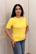 Светр INEDIT 10864 Yellow ONE SIZE - изображение 2