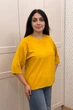 Светр INEDIT 10860 Mustard ONE SIZE - зображення 2