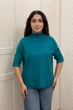 Светр INEDIT 10847 Emerald ONE SIZE - изображение 5