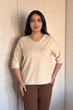 Светр INEDIT 10845 Ivory ONE SIZE - изображение 1