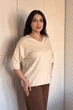 Светр INEDIT 10845 Ivory ONE SIZE - изображение 2