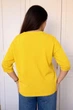 Светр INEDIT 10850-1 Yellow ONE SIZE - изображение 3