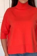 Светр INEDIT 10844 Orange ONE SIZE - изображение 2