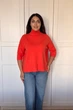 Светр INEDIT 10844 Orange ONE SIZE - изображение 5