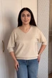 Светр INEDIT 10865 Beige ONE SIZE - изображение 1