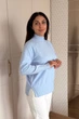 Светр INEDIT 10619 Blue ONE SIZE - изображение 2