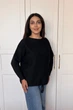 Светр INEDIT 10612 Black ONE SIZE - зображення 2